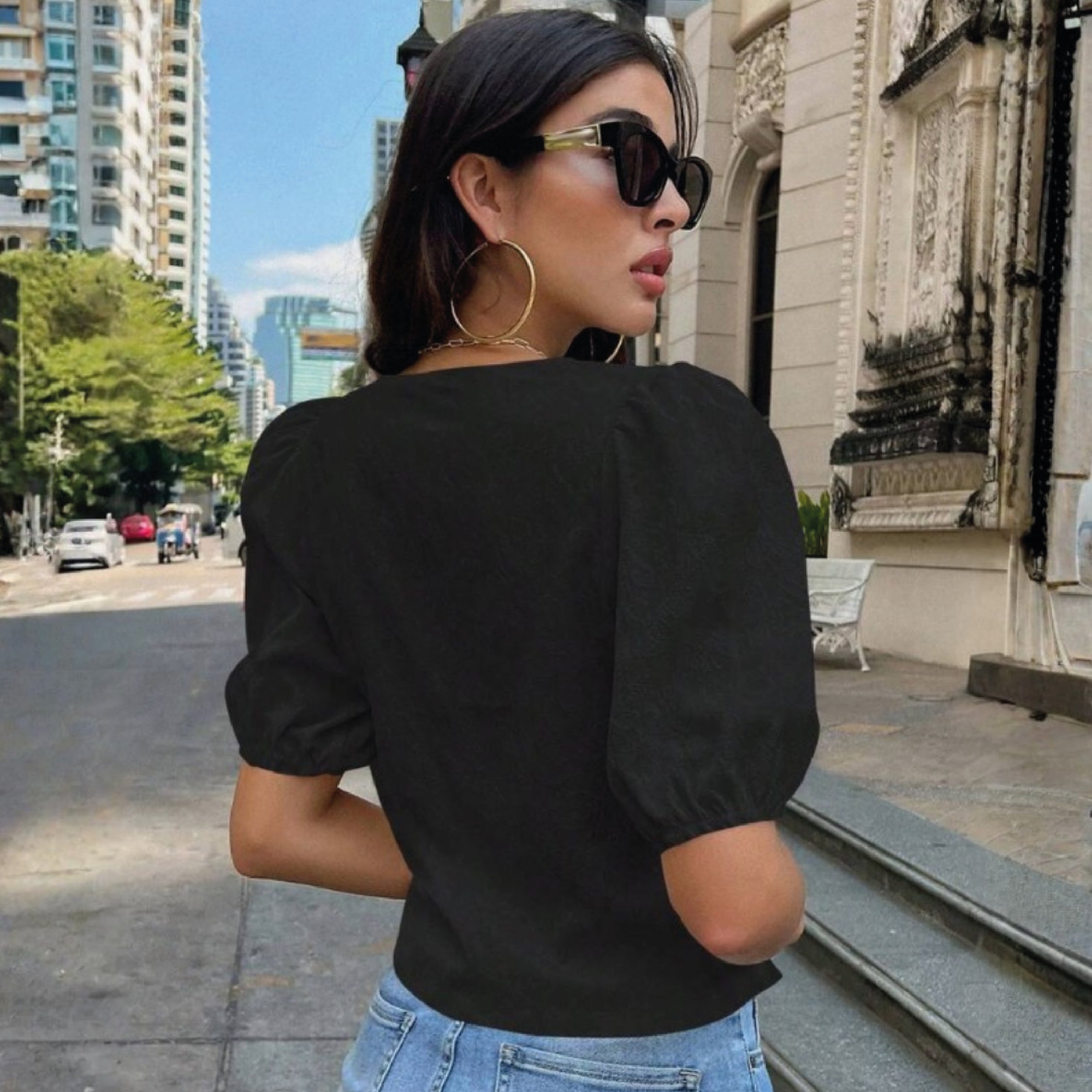 Puff Sleeve Blouse